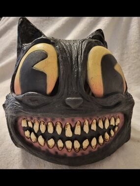 Creepypasta Cartoon Cat Latex Mask Adult OS Halloween Costume Ghoulish Scary
